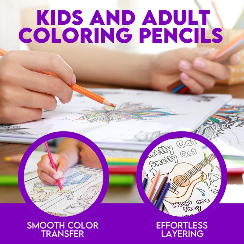 Pun Labs Colored Pencil Set â€“ 12 Soft Core Drawing Pencils, Foil-Stamped with Clever References â€“ Ideal Gift for Fans and Stationery Lovers â€“ Art & Office Supplies, Travel Colored Pencils for Adults - Image 5